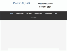 Tablet Screenshot of dailyaljian.com